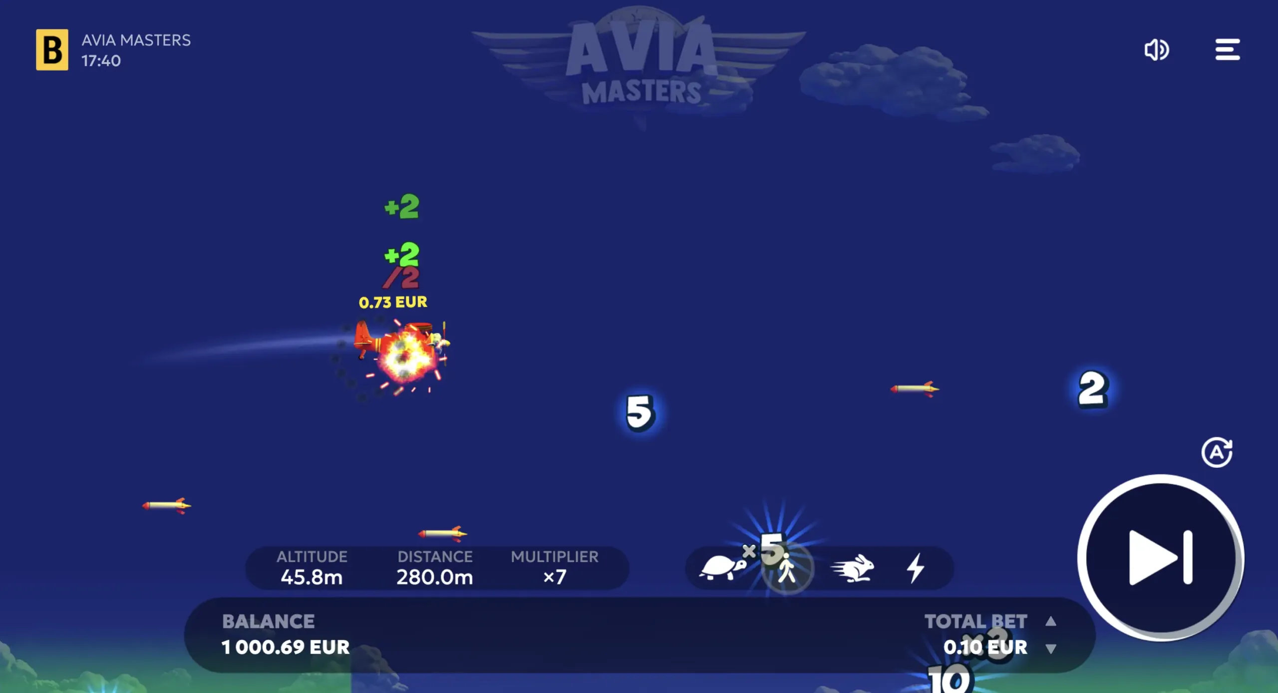 Avia Masters airplane screenshot from the game